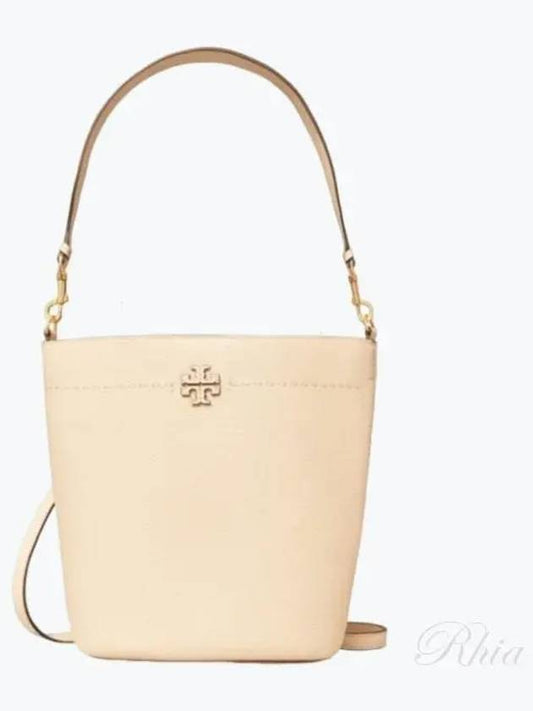 McGraw Logo Bucket Bag Beige - TORY BURCH - BALAAN 2