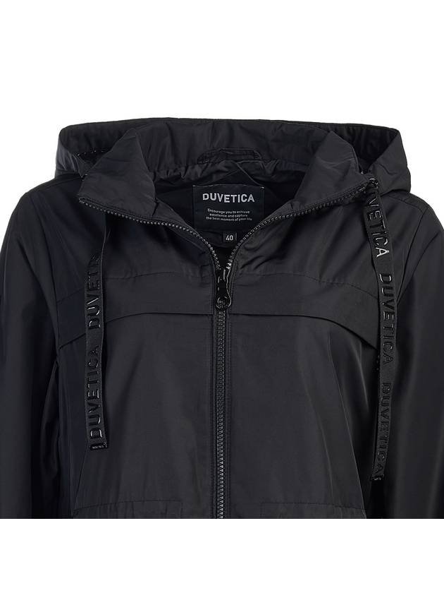 Melissa Long Windbreaker Black - DUVETICA - BALAAN 5