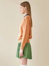 1st Endorphin Intasha color combination collar knit MK3WP310 - P_LABEL - BALAAN 6