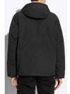 Techno Fabric Hooded Jacket Black - STONE ISLAND - BALAAN 4