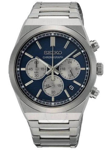 Seiko Sport Chronograph Quartz Blue Dial Men's Watch SSB453P1 - SEIKO - BALAAN 1