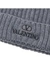 Logo embroidery beanie 1Y2HB01D FDK 153 - VALENTINO - BALAAN 6