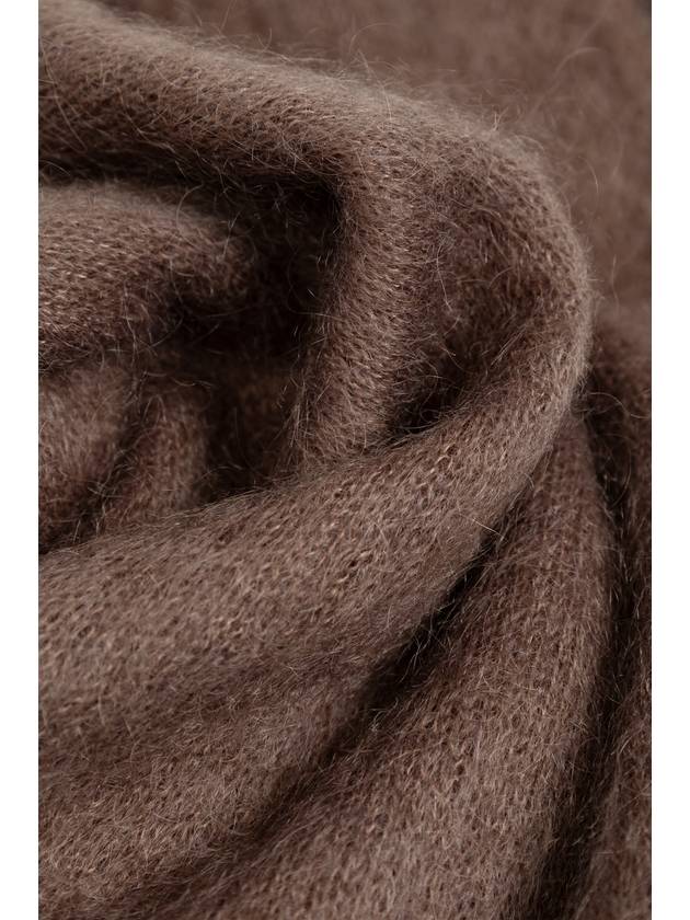 Moschino Scarf With Gloves, Women's, Brown - MOSCHINO - BALAAN 4