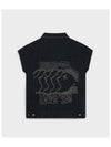 Artist Denim Vest Black - CELINE - BALAAN 4