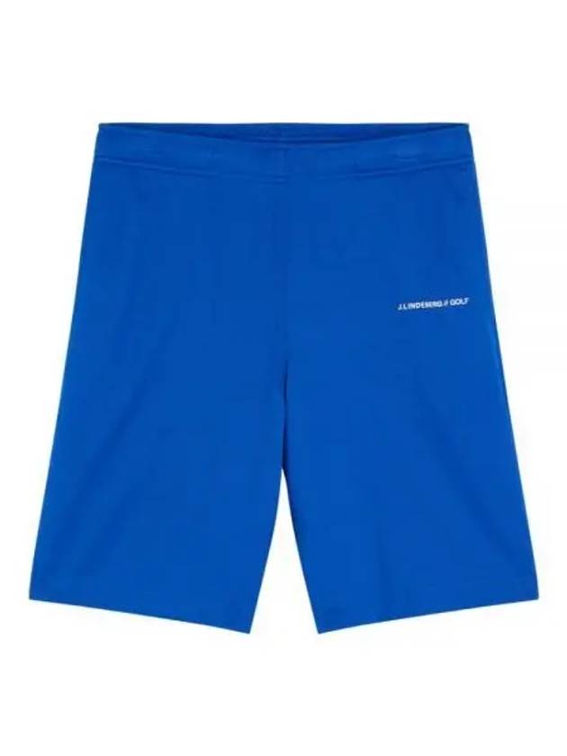 Logo Print Shorts Blue - J.LINDEBERG - BALAAN 2