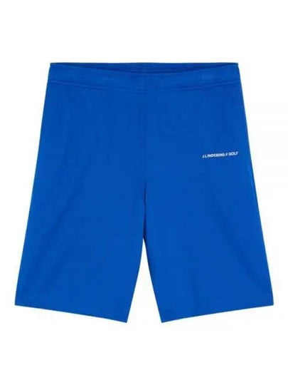 Logo Print Shorts Blue - J.LINDEBERG - BALAAN 2