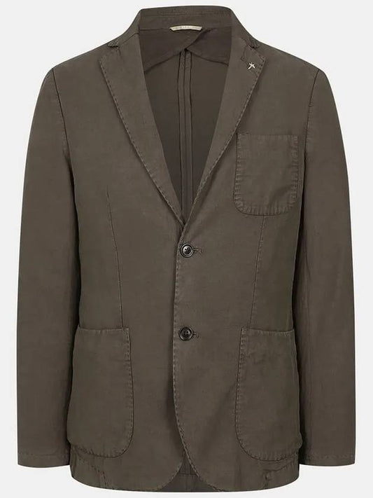 Men's Linen Blend Jacket MMJAN5T78 450 - AT.P.CO - BALAAN 1