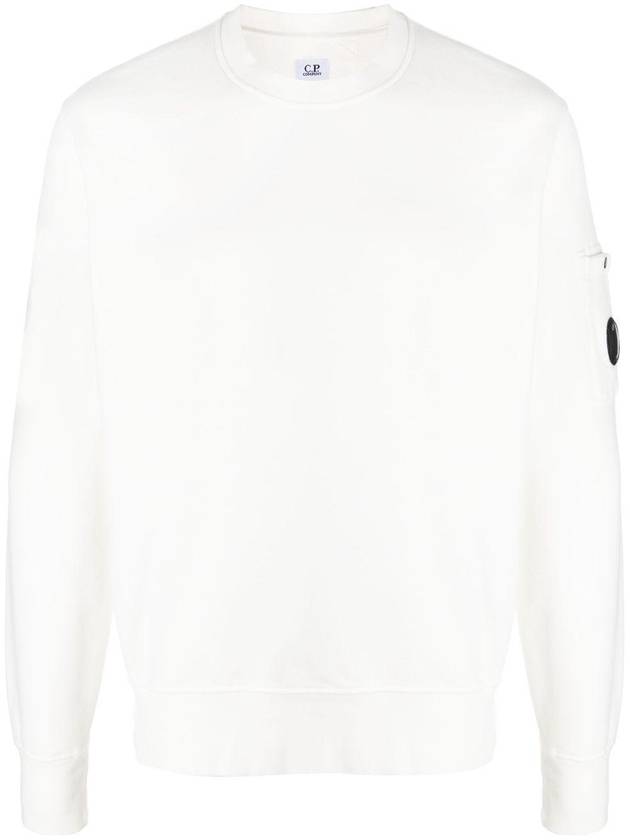 Lens Wappen Cotton Sweatshirt Black - CP COMPANY - BALAAN 3