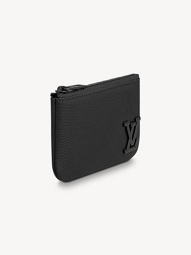 LV Aerogram Key Pouch Black - LOUIS VUITTON - BALAAN 3