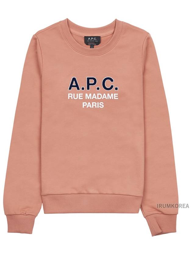 Women's Madame Logo Print Knit Top Rose - A.P.C. - BALAAN 11