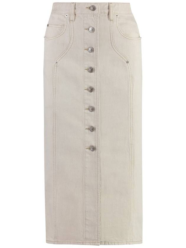 Isabel Marant Étoile Vandy Denim Skirt - ISABEL MARANT ETOILE - BALAAN 1