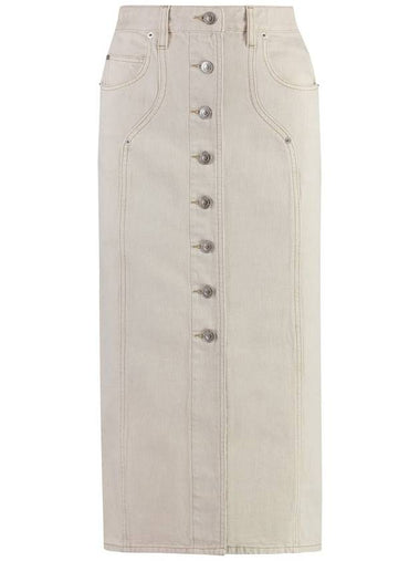 Isabel Marant Étoile Vandy Denim Skirt - ISABEL MARANT ETOILE - BALAAN 1