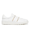 Rockstud Untitled 11th Anniversary Low Top Sneakers White - VALENTINO - BALAAN.