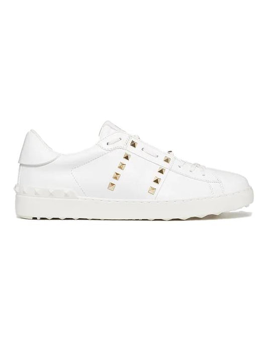 Rockstud Untitled 11th Anniversary Low Top Sneakers White - VALENTINO - BALAAN 1