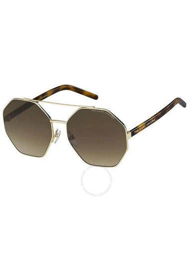 Marc Jacobs Brown Gradient Geometric Ladies Sunglasses MARC 524/S 006J/HA 60 - MARC JACOBS - BALAAN 1