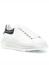 Oversized Low Top Sneakers White Black - ALEXANDER MCQUEEN - BALAAN 4