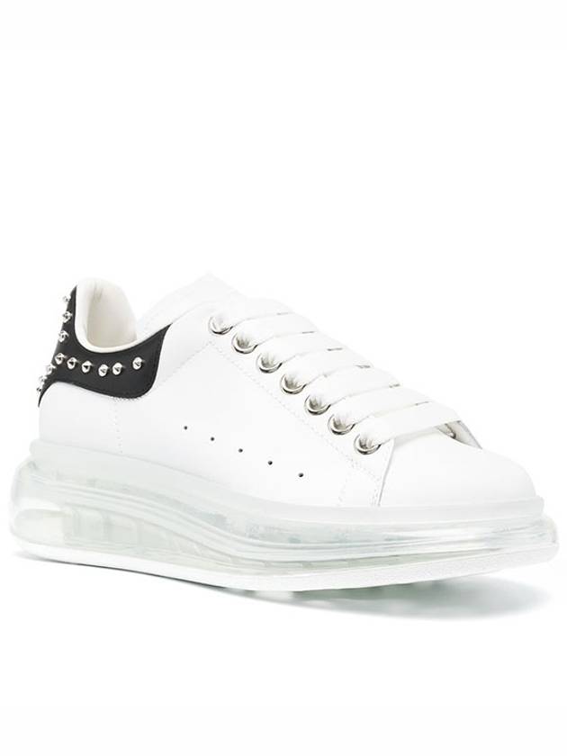 Oversized Low Top Sneakers White Black - ALEXANDER MCQUEEN - BALAAN 4