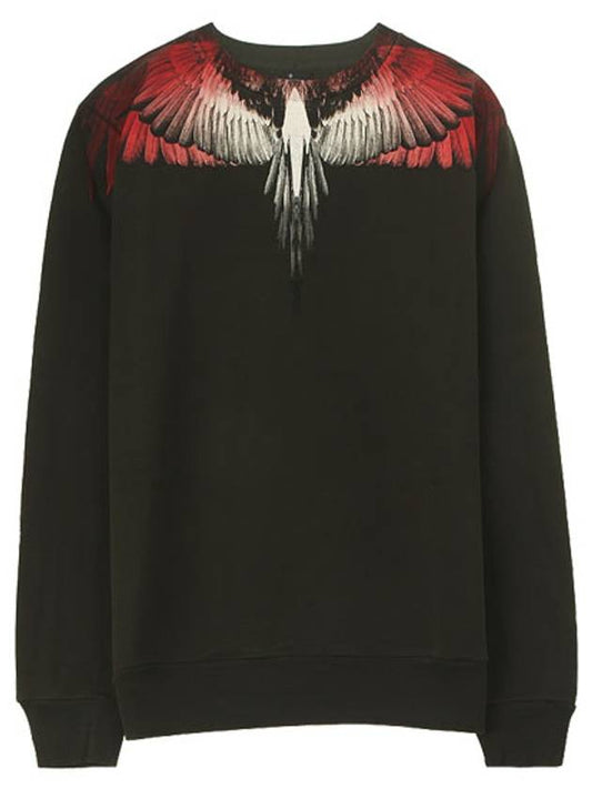 Men's Red Wings Sweatshirt Military Green - MARCELO BURLON - BALAAN 2