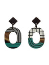 Isthme Pop Earrings Green - HERMES - BALAAN 1