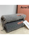 Scarf muffler narrow light gray - ACNE STUDIOS - BALAAN 3