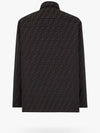 Men's FF Long Sleeve Shirt Black - FENDI - BALAAN 3