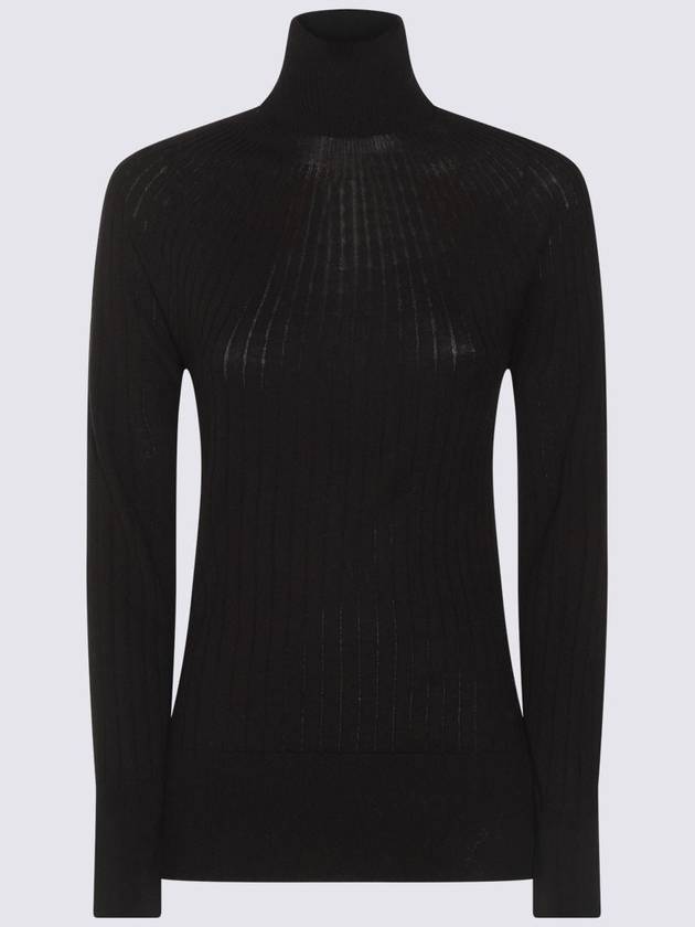 Malo Black Wool Knitwear - MALO - BALAAN 1