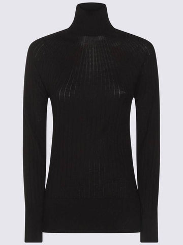 Malo Black Wool Knitwear - MALO - BALAAN 1