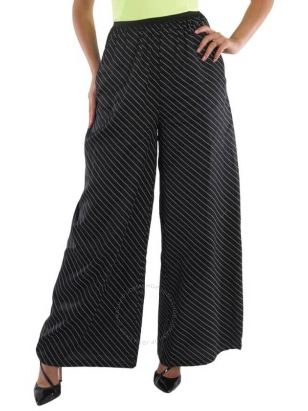 MM6 Maison Margiela Ladies Stripe Print Flared Pants, Brand Size 40 (US Size 6) - MAISON MARGIELA - BALAAN 1