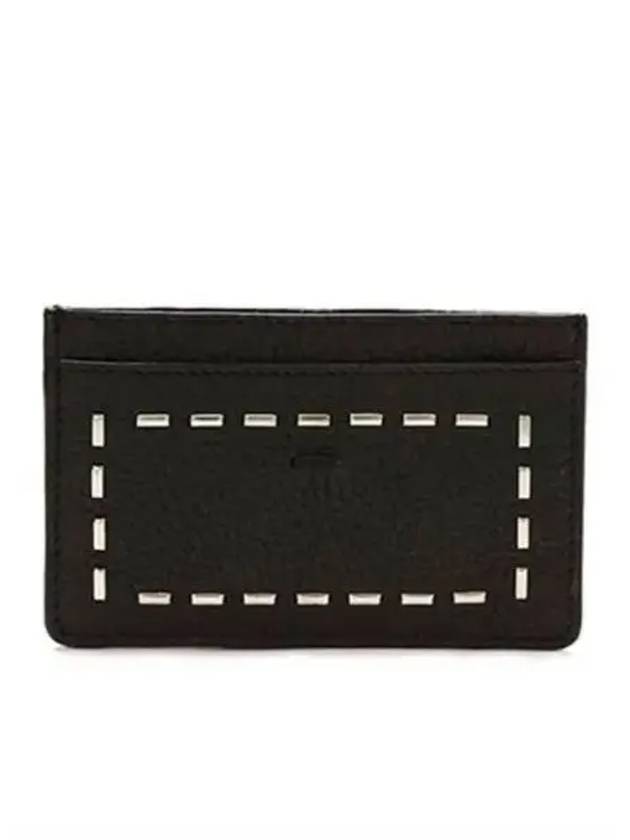 Metal stitch card wallet 7M0199 74D F0GXN 270415 - FENDI - BALAAN 1