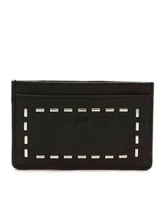 Metal stitch card wallet 7M0199 74D F0GXN 270415 - FENDI - BALAAN 1