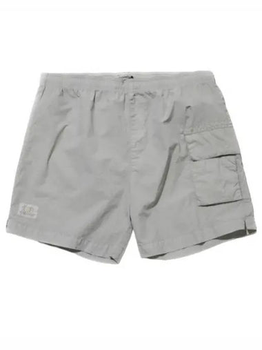 Flat Nylon Logo Patch Utility Swim Pants Short Shorts - CP COMPANY - BALAAN 1