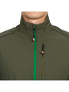 Zip-up Anorak Dark Green - MONCLER - BALAAN 7