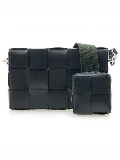 Cassette Versatile Strap Cross Bag Dark Green - BOTTEGA VENETA - BALAAN 2