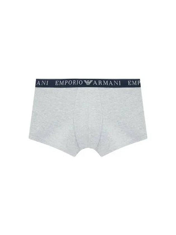 UNDERWEAR Men s Embossed Logo Banding Cotton Drawn Melange Gray 270121 - EMPORIO ARMANI - BALAAN 1