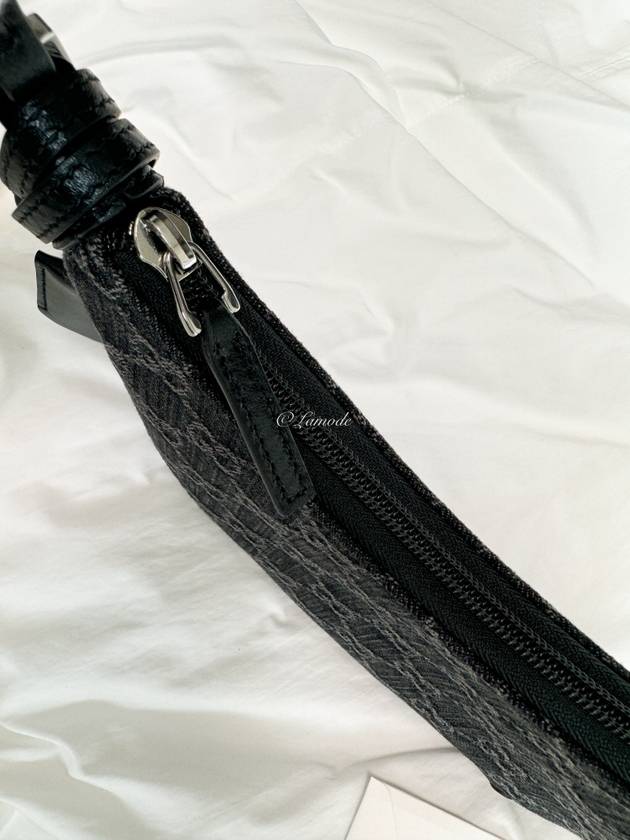 Horsebit Slim Small Shoulder Bag Black - GUCCI - BALAAN 3