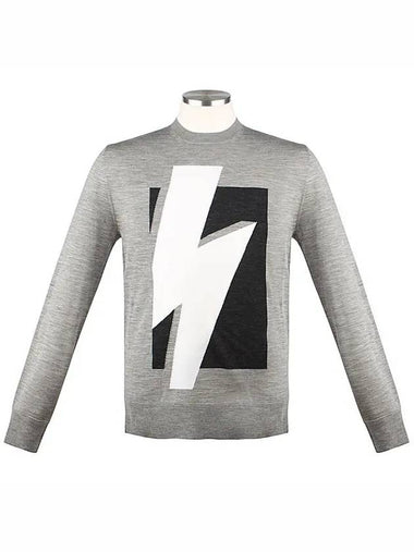 PBMA809 H616C 2103 Thunderbolt Slim Fit Knit - NEIL BARRETT - BALAAN 1