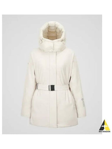 Cortina Mid Ivory Women s Down Jacket - DUVETICA - BALAAN 1