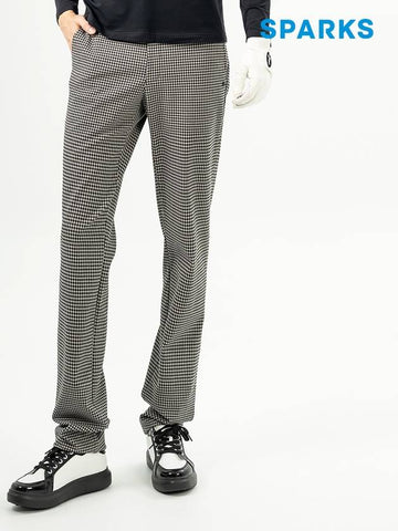 Men s Check Straight Fit Long Pants SN3MPA002 - SPARKS - BALAAN 1