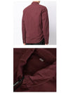 Lens Wappen Long Sleeve Zip-Up Jacket Burgundy - CP COMPANY - BALAAN 6