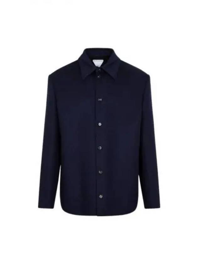 Wool Jacket Navy - BOTTEGA VENETA - BALAAN 2