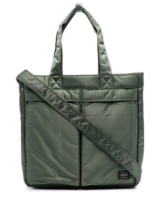 Tanker Two Way Tote Bag Sage Green - PORTER YOSHIDA - BALAAN 1