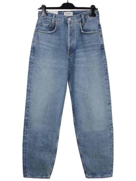 Women's Tapered Baggy Jeans Blue - AGOLDE - BALAAN.