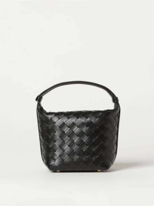 Candy Wallace Intrecciato Tote Bag Black - BOTTEGA VENETA - BALAAN 2