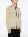 Compass Badge Pleated Windbreaker Sand - STONE ISLAND - BALAAN 5