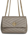 Kira Chevron Convertible Strap Small Shoulder Bag Grey Heron - TORY BURCH - BALAAN 2