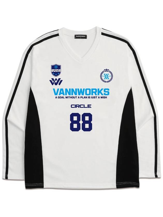 Heavyweight two-tone uniform logo jersey long sleeve VLS0035 - VANN WORKS - BALAAN 4