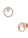 Constella Stud Earrings Silver - SWAROVSKI - BALAAN 6