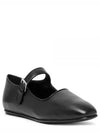 AVA F1003 N61 BLK Square Toe Mary Jane Flats - THE ROW - BALAAN 2