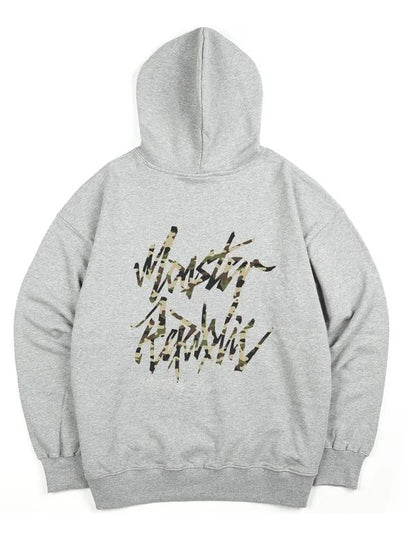 Movement Logo Camo Hoodie Grey - MONSTER REPUBLIC - BALAAN 2