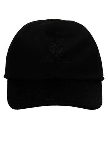 logo embroidery ball cap black - LORO PIANA - BALAAN 1